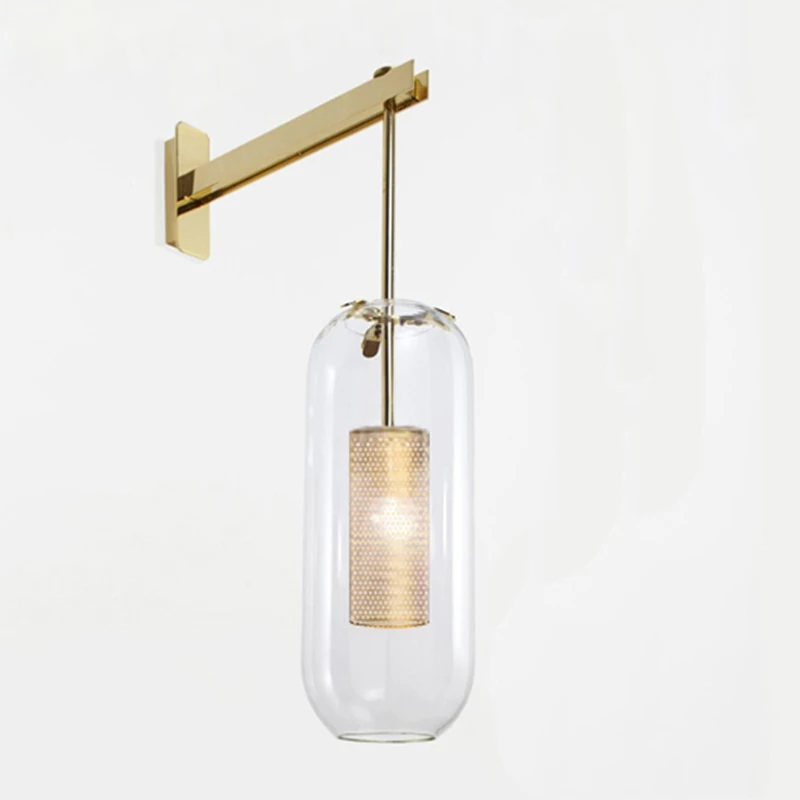 Post-modern Luxury Glass Wall Lamp Nordic Wall Lights For Living Room Bedroom Bedside Lamps Indoor Lighting Fixtures Decoration
Post-modern Luxury Glass Wall Lamp Nordic Wall Lights For Living Room Bedroom Bedside Lamps Indoor Lighting Fixtures Decoration