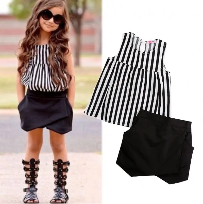 Pudcoco Girl Set 2Y-7Y Fashion Toddler Kids Girls Striped Tops Shirt Puffy Shorts Outfits Set Clothes
Pudcoco Girl Set 2Y-7Y Fashion Toddler Kids Girls Striped Tops Shirt Puffy Shorts Outfits Set Clothes