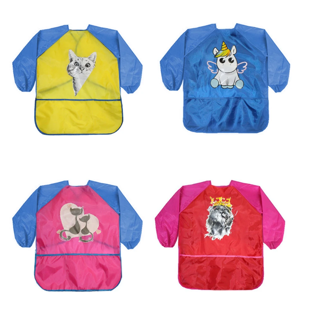 Kids Children Waterproof Long Sleeve Apron Kindergarten Drawing Painting Gown Easy To Clean Apron Kids Cooking Aprons Kid Supply
Kids Children Waterproof Long Sleeve Apron Kindergarten Drawing Painting Gown Easy To Clean Apron Kids Cooking Aprons Kid Supply
