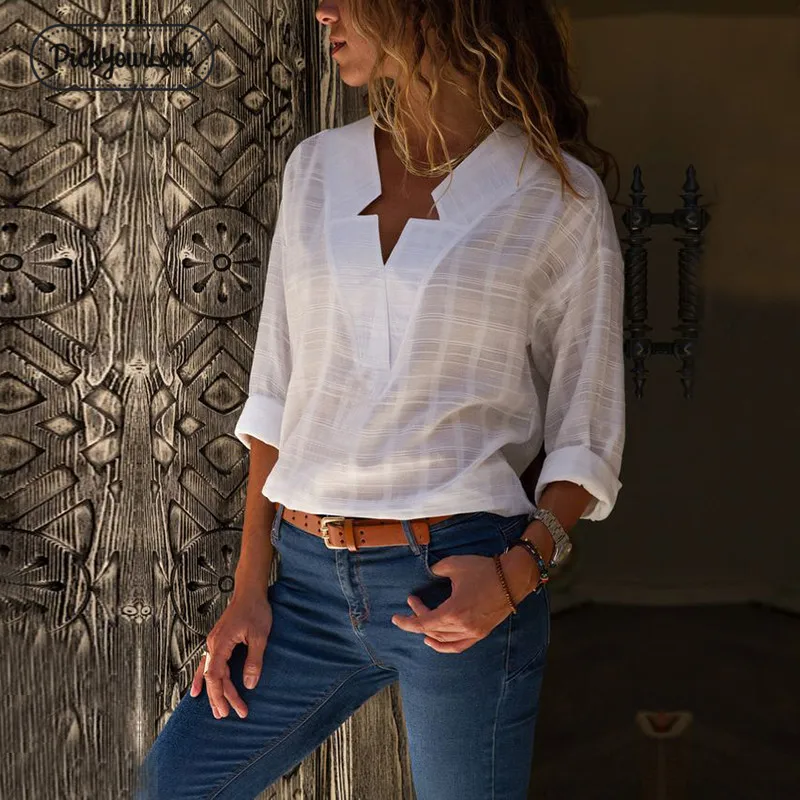 Summer Women Elegant V Neck Long Sleeve Loose Cotton Linen Tops Party Shirt Casual Vintage Embroidery Work OL Blouse D20
Summer Women Elegant V Neck Long Sleeve Loose Cotton Linen Tops Party Shirt Casual Vintage Embroidery Work OL Blouse D20