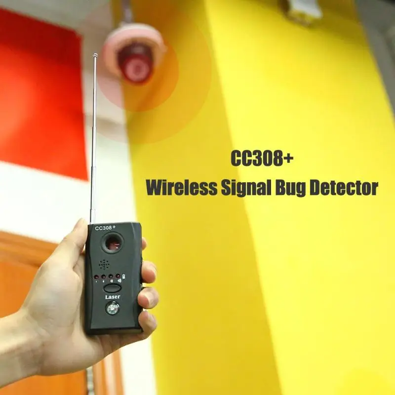 EU Plug CC308+ Wireless Signal Bug Detector Pinhole-proof Camera Eavesdropper Privacy Protector GPS Finder Tracker Detector Hot
EU Plug CC308+ Wireless Signal Bug Detector Pinhole-proof Camera Eavesdropper Privacy Protector GPS Finder Tracker Detector Hot