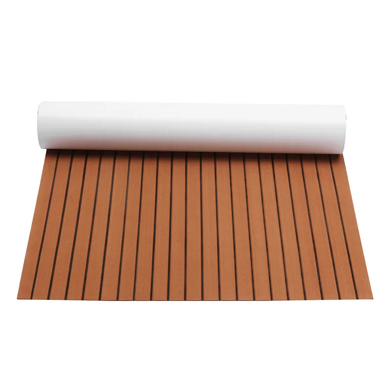 240cmx120cm Upgrade Brown EVA Foam 6mm Thickness Faux Teak Boat Flooring Decking Sheet Pad Durable
240cmx120cm Upgrade Brown EVA Foam 6mm Thickness Faux Teak Boat Flooring Decking Sheet Pad Durable