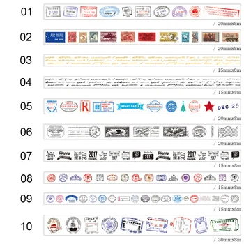 1.5/3cm*8m Beautiful Postmark Cute w34 Masking Scrapbooking Stikcer Creative Adhesive Decoration Student Supplies Washi Tape
1.5/3cm*8m Beautiful Postmark Cute w34 Masking Scrapbooking Stikcer Creative Adhesive Decoration Student Supplies Washi Tape