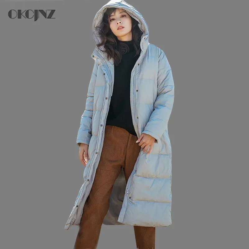 2019 90% White Duck Down Jacket Women Goose Feather Coat Long Plus Size Solid Zipper Parka Casual Loose Warm Outerwear Okq067
2019 90% White Duck Down Jacket Women Goose Feather Coat Long Plus Size Solid Zipper Parka Casual Loose Warm Outerwear Okq067