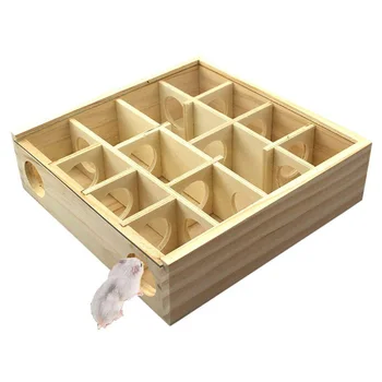 Wooden Maze Tunnel Toy With Cover, Small Pet Animals Activity Sport Gerbil Labyrinth Dwarf Hamster Play Toys Maze Tunnel Mice
Wooden Maze Tunnel Toy With Cover, Small Pet Animals Activity Sport Gerbil Labyrinth Dwarf Hamster Play Toys Maze Tunnel Mice