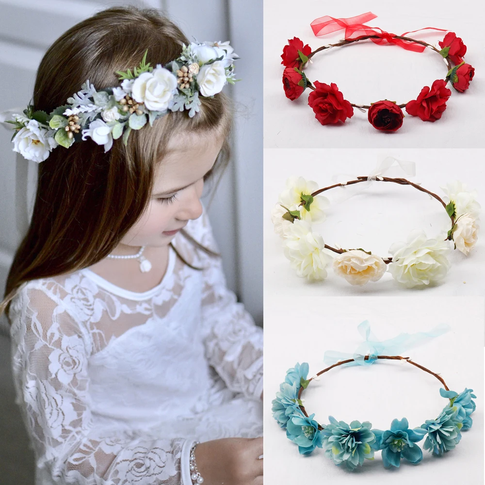 Oaoleer Hair Accessories BOHO Flower Crown for Women Girls Garland Wreath Floral Headband Wedding Bridal Artificial Flowers
Oaoleer Hair Accessories BOHO Flower Crown for Women Girls Garland Wreath Floral Headband Wedding Bridal Artificial Flowers