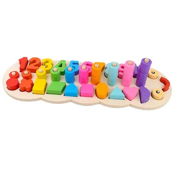 Wooden Number Geometric Blocks Matching Sorting Stacking Puzzle Game Intelligence Development Educational Toy for Children Kids
Wooden Number Geometric Blocks Matching Sorting Stacking Puzzle Game Intelligence Development Educational Toy for Children Kids