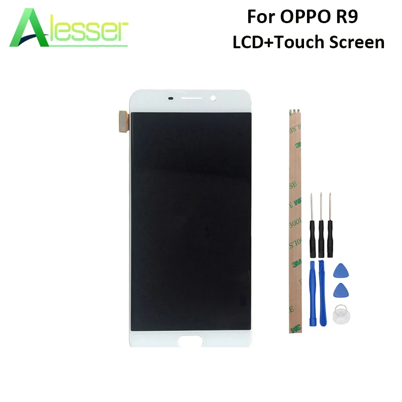 Alesser For OPPO R9 LCD Display And Touch Screen Screen Digitizer Assembly Replacement For OPPO R9 R9m R9tm X9009 LCD +Tools
Alesser For OPPO R9 LCD Display And Touch Screen Screen Digitizer Assembly Replacement For OPPO R9 R9m R9tm X9009 LCD +Tools
