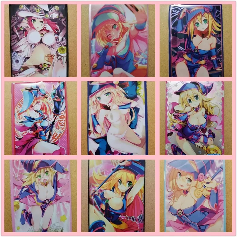 500 pcs/lot Yu-Gi-Oh card sleeves protector anime YuGiOh dark magician sexy girl series board games duelist cosplay toy 10 packs
500 pcs/lot Yu-Gi-Oh card sleeves protector anime YuGiOh dark magician sexy girl series board games duelist cosplay toy 10 packs