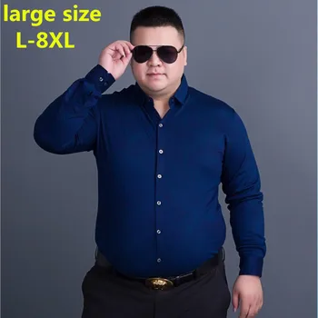 Large Size 8xl 6xl 5xl 4xl New Arrived Mens Work Shirts Brand Long Sleeve Striped /twill Men Dress Shirts White Male Shirts
Large Size 8xl 6xl 5xl 4xl New Arrived Mens Work Shirts Brand Long Sleeve Striped /twill Men Dress Shirts White Male Shirts