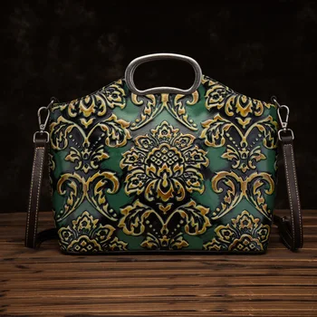 High Quality Genuine Leather Women Top Handle Bag Handbag Luxury Vintage Natural Skin Tote Embossed Messenger Shoulder Bags
High Quality Genuine Leather Women Top Handle Bag Handbag Luxury Vintage Natural Skin Tote Embossed Messenger Shoulder Bags