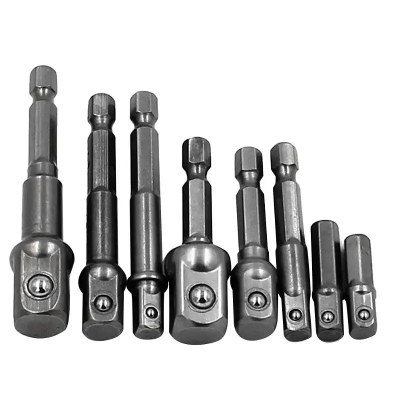 8Pcs Socket Adapte Bits Set Hex Drill Nut Driver Power Shank 1/4" 3/8" 1/2" Connecting Rod Head Extension Drill Bits Bar Wrench
8Pcs Socket Adapte Bits Set Hex Drill Nut Driver Power Shank 1/4" 3/8" 1/2" Connecting Rod Head Extension Drill Bits Bar Wrench