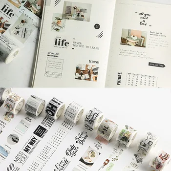 Adhesive Tape Scrapbooking Sticker Student Gift 1PC Masking Tape DIY High Quality Label Washi Tape Leisure Time Stationery
Adhesive Tape Scrapbooking Sticker Student Gift 1PC Masking Tape DIY High Quality Label Washi Tape Leisure Time Stationery