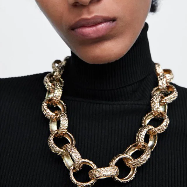 JUST FEEL Golden Collar Choker Necklaces For Women Vintage Circle Chain Statement Pendant Necklaces Bohemian Fashion Jewlelry
JUST FEEL Golden Collar Choker Necklaces For Women Vintage Circle Chain Statement Pendant Necklaces Bohemian Fashion Jewlelry