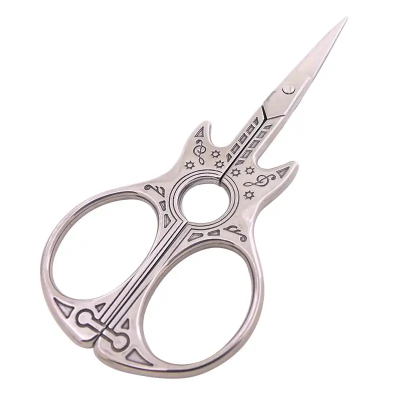1 PC 114X50X4MM Sewing Scissor Stainless Steel Guitar Shape Retro Etiquette Scissor Handicraft Scissor for Wedding Art Work
1 PC 114X50X4MM Sewing Scissor Stainless Steel Guitar Shape Retro Etiquette Scissor Handicraft Scissor for Wedding Art Work