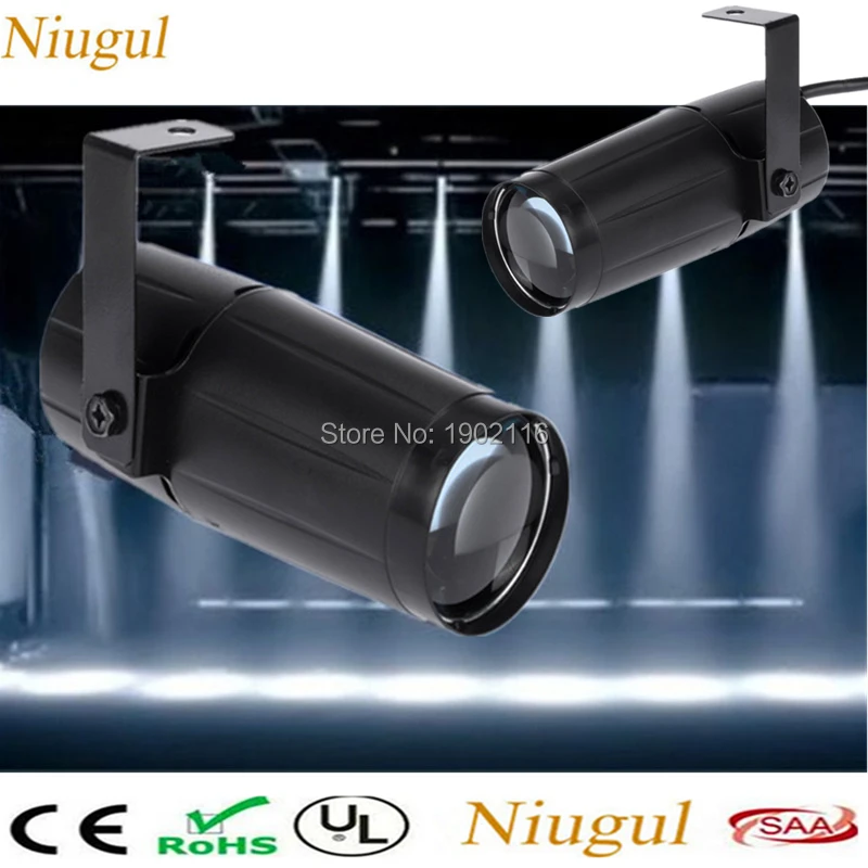 2pcs/lot Total 5W White LED Stage Lighting Pinspot Beam Spotlight Professional DJ Disco Party KTV Backlight LED Spot Stage Light
2pcs/lot Total 5W White LED Stage Lighting Pinspot Beam Spotlight Professional DJ Disco Party KTV Backlight LED Spot Stage Light