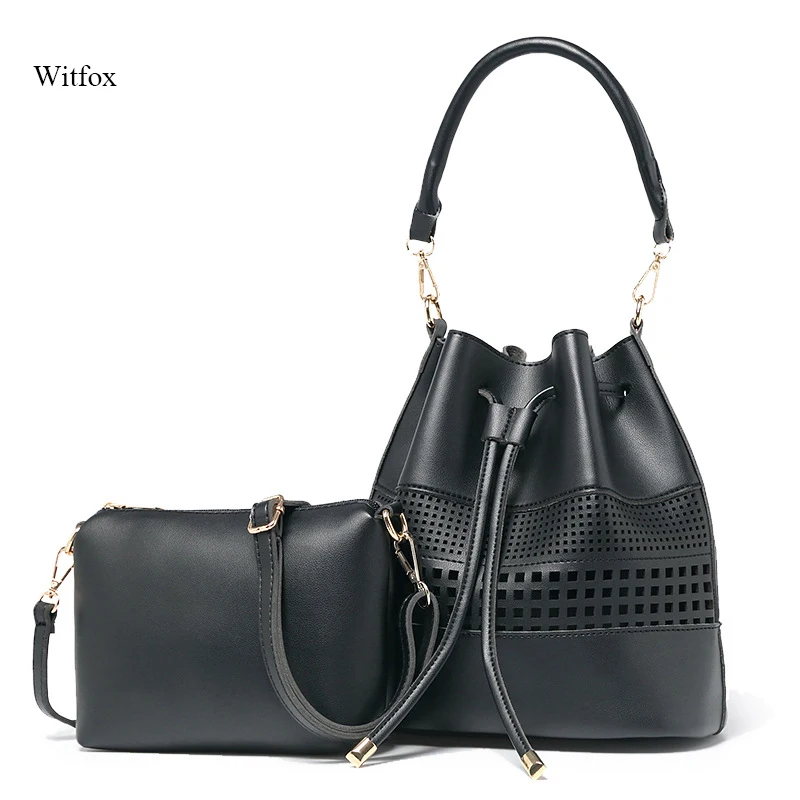 witfox ladies hand bags luxury handbags women bags designer bucket composite bag 2pcs/set
witfox ladies hand bags luxury handbags women bags designer bucket composite bag 2pcs/set