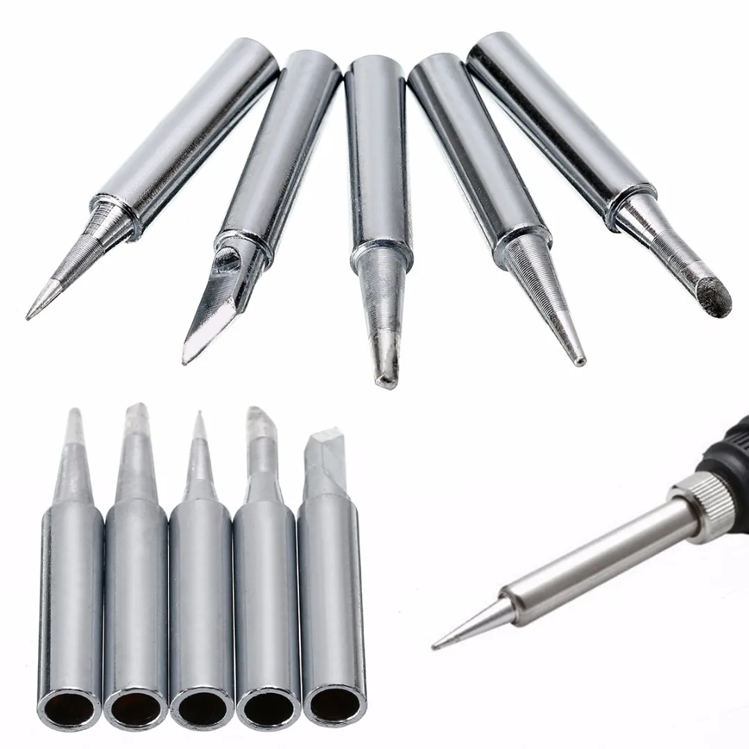 5Pcs/Set Soldering Iron Tips Lead-free 900M-T Metal Solder Screwdriver Iron Tips For Hakko Solder Station Repair Tools
5Pcs/Set Soldering Iron Tips Lead-free 900M-T Metal Solder Screwdriver Iron Tips For Hakko Solder Station Repair Tools