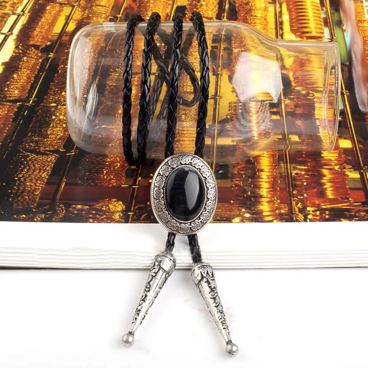 Men Bolo Tie, Western Rodeo Cowboy Neck Ties Lariat Bola Necklace Vintage Natural Stone Chocker PU Leather Tie Men's Lovers Gift
Men Bolo Tie, Western Rodeo Cowboy Neck Ties Lariat Bola Necklace Vintage Natural Stone Chocker PU Leather Tie Men's Lovers Gift
