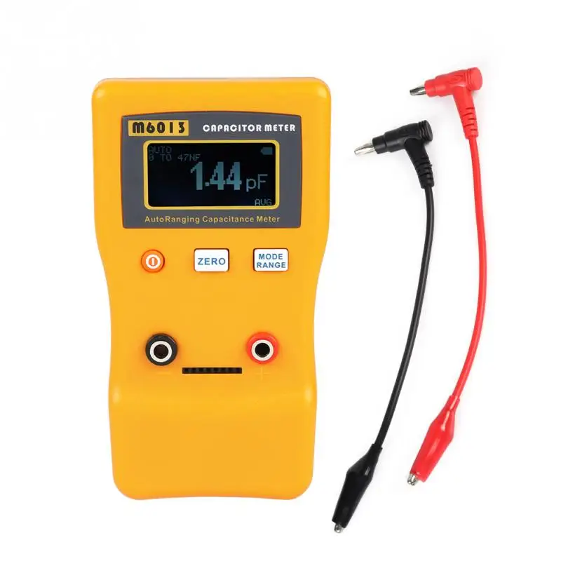 M6013 LCD High Accuracy Capacitor Meter Professional Measuring Capacitance Resistance
M6013 LCD High Accuracy Capacitor Meter Professional Measuring Capacitance Resistance