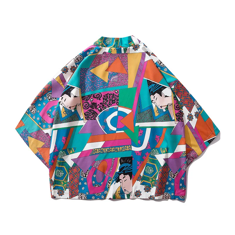 Japanese Style Full Printed Kimono Jacket Men Summer Three Quarter Sleeve Men's Kimono Jackets S-2XL
Japanese Style Full Printed Kimono Jacket Men Summer Three Quarter Sleeve Men's Kimono Jackets S-2XL