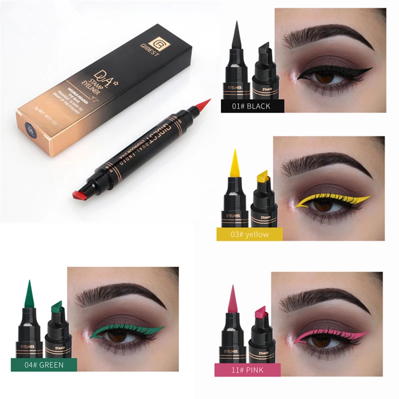 Double Head Liquid Eyeliner Wing Waterproof Lasting Quick Dry Red Brown Eye Liner Women Make Up Tool delineador de ojos TSLM1
Double Head Liquid Eyeliner Wing Waterproof Lasting Quick Dry Red Brown Eye Liner Women Make Up Tool delineador de ojos TSLM1