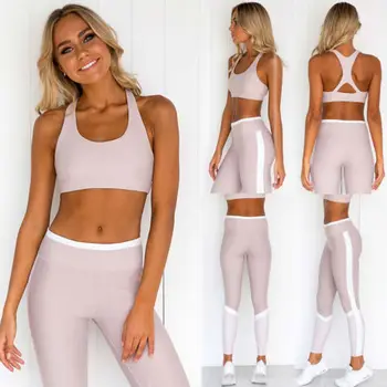 2PCS Fashion Women's Ladies Solid Skinny Slim Crop Top Pants Trousers Gym Sports Running Workout Outfit Set
2PCS Fashion Women's Ladies Solid Skinny Slim Crop Top Pants Trousers Gym Sports Running Workout Outfit Set