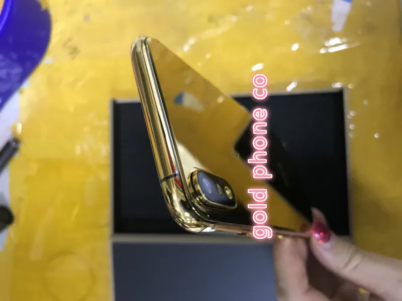 24ct real gold plated housing back for iPhone X Phone Cover Casing replacement housing with custom logo with name
24ct real gold plated housing back for iPhone X Phone Cover Casing replacement housing with custom logo with name