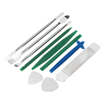 New 10pcs HH-F10 Disassemble Mobile Phone Tablet Repair Tools Set Kit Pry Opening Tool Steel Triangle Blades Pry Screen Bar
New 10pcs HH-F10 Disassemble Mobile Phone Tablet Repair Tools Set Kit Pry Opening Tool Steel Triangle Blades Pry Screen Bar