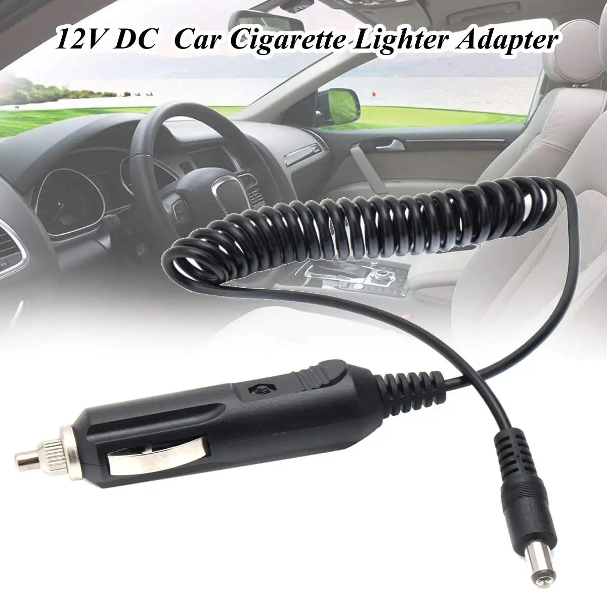 KROAK 12V Car Cigarette Lighter Socket Power Supply Charger Cable 5.5x2.1mm Male Plug 1.2M
KROAK 12V Car Cigarette Lighter Socket Power Supply Charger Cable 5.5x2.1mm Male Plug 1.2M