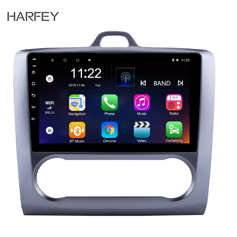 Harfey 9 inch HD Touchscreen Car Radio for 2004 2005 2006-2011 Ford Focus Exi AT Android 9.0 Stereo with GPS WIFI Bluetooth Aux
Harfey 9 inch HD Touchscreen Car Radio for 2004 2005 2006-2011 Ford Focus Exi AT Android 9.0 Stereo with GPS WIFI Bluetooth Aux