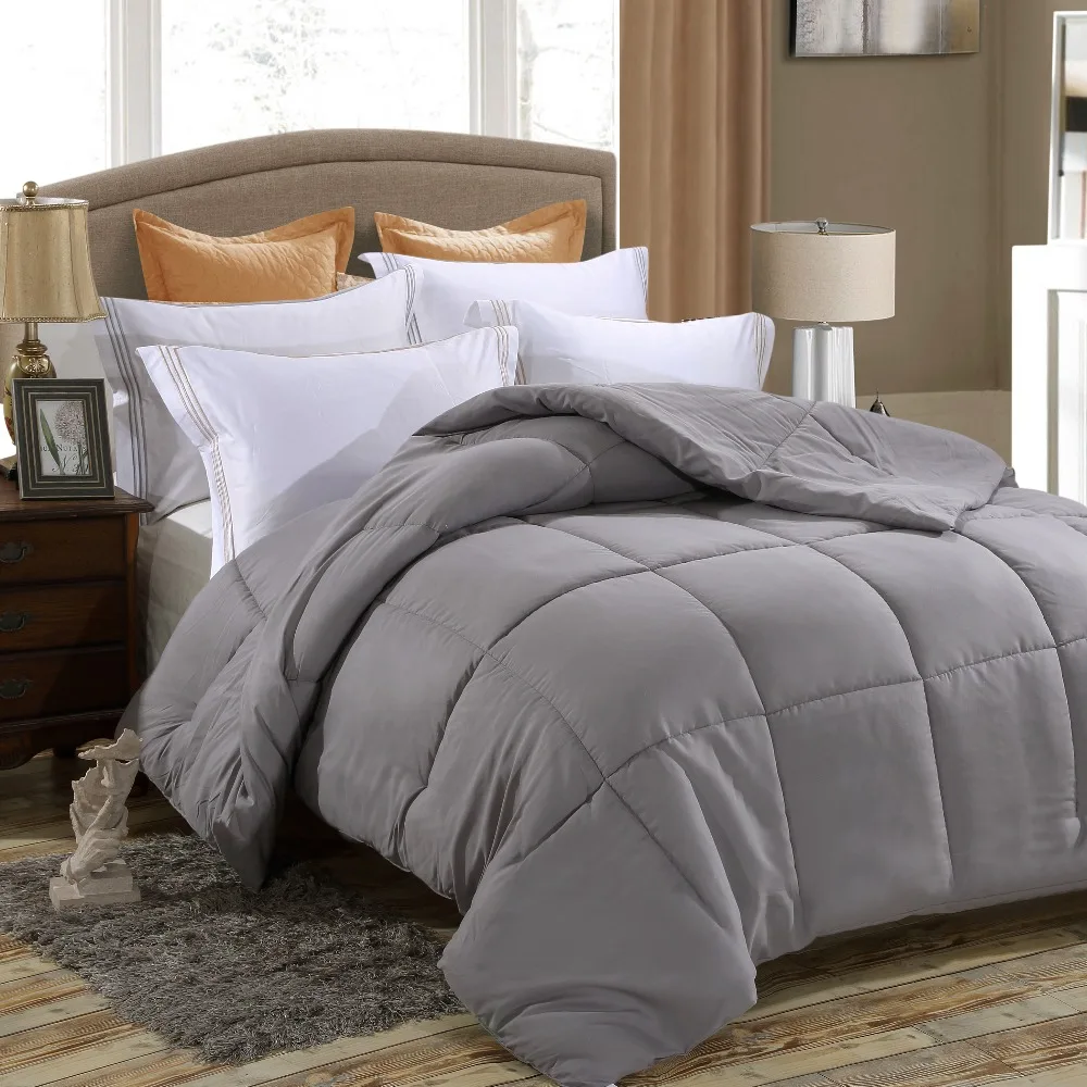 Фото Down Alternative Comforter Duvet Insert Medium Weight for All Season Fluffy Warm Soft & Hypoallergenic49 | Пододеяльники (32979293923)