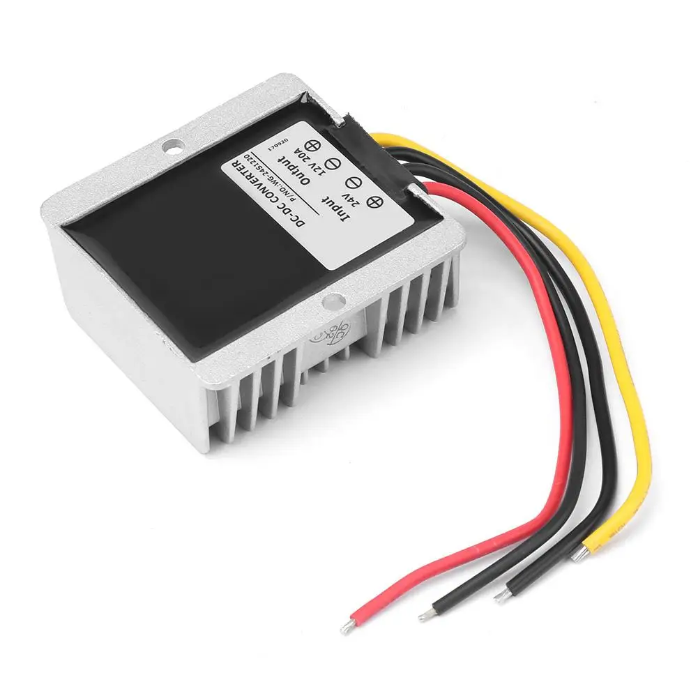 DC24V to 12V 20A 240W Step Down Converter Buck Voltage Regulator Module Waterproof IP68
DC24V to 12V 20A 240W Step Down Converter Buck Voltage Regulator Module Waterproof IP68
