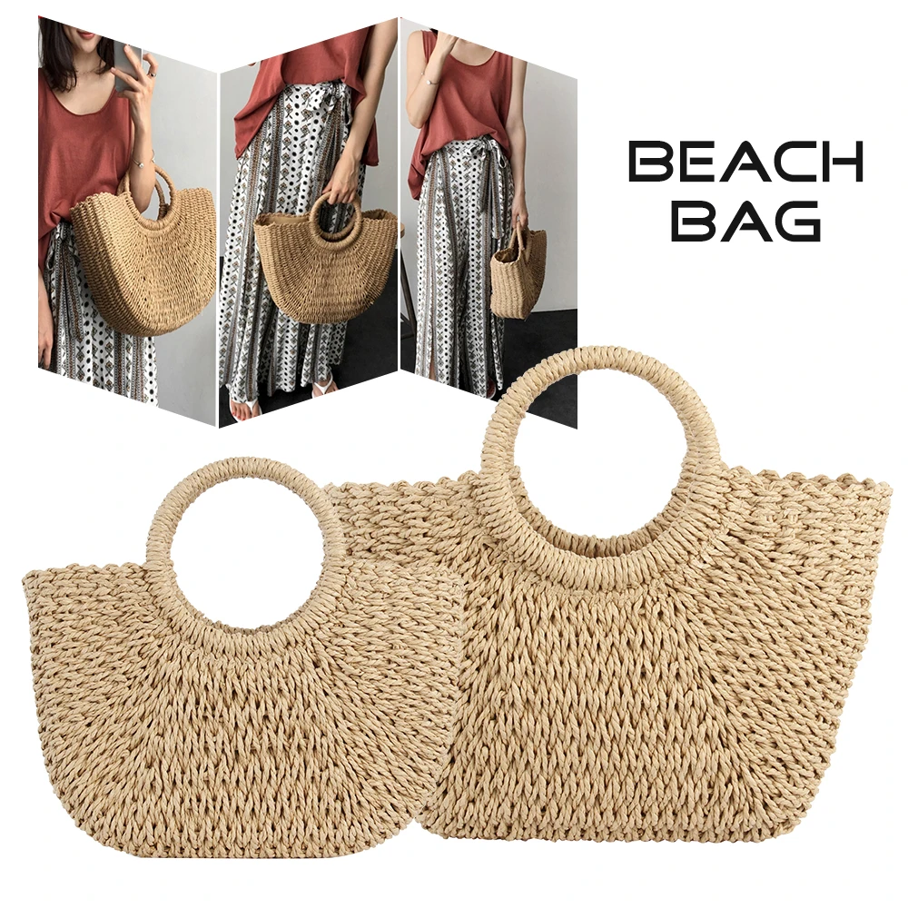 Straw Bags for Women 2019 Summer Rattan Bag Handmade Woven Beach Bag Bohemia Handbag Bali bolsos verano 2019
Straw Bags for Women 2019 Summer Rattan Bag Handmade Woven Beach Bag Bohemia Handbag Bali bolsos verano 2019