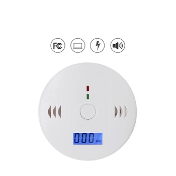 Household Thermometers LCD CO Sensor Work Built-in 85dB siren sound Independent Carbon Monoxide Poisoning Warning Alarm Detector
Household Thermometers LCD CO Sensor Work Built-in 85dB siren sound Independent Carbon Monoxide Poisoning Warning Alarm Detector