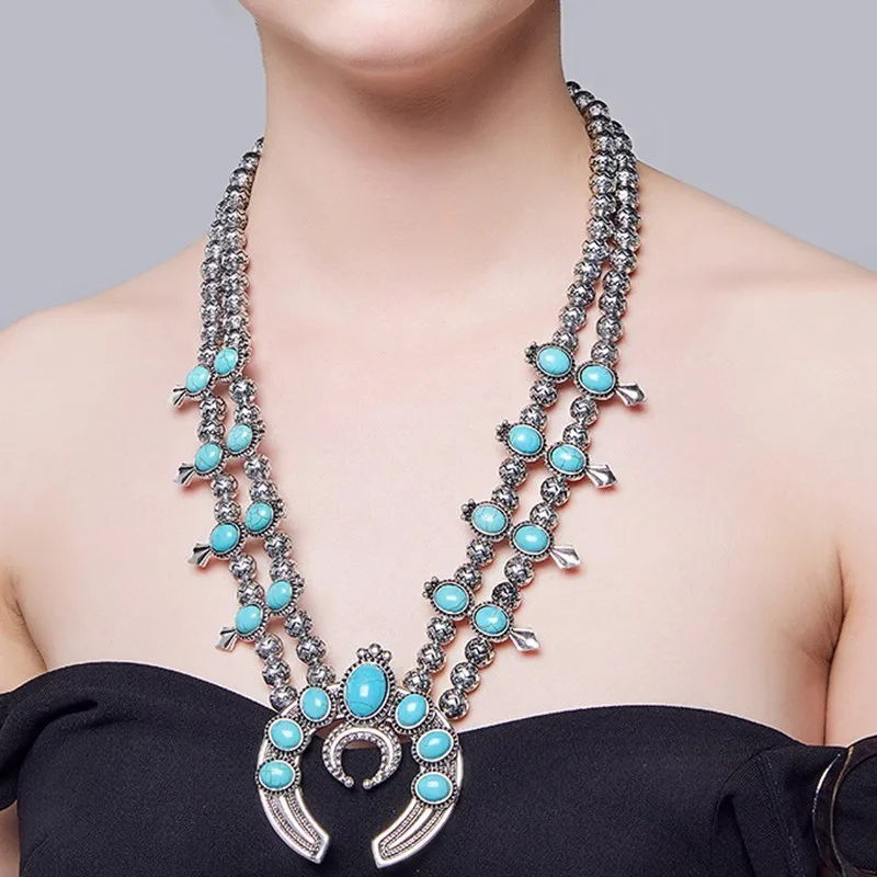 Wholesale Long Pumpkin Flower Necklace Big Ox Horn Shape Ethnic Bohemian Choker Statement Pendant Necklace
Wholesale Long Pumpkin Flower Necklace Big Ox Horn Shape Ethnic Bohemian Choker Statement Pendant Necklace