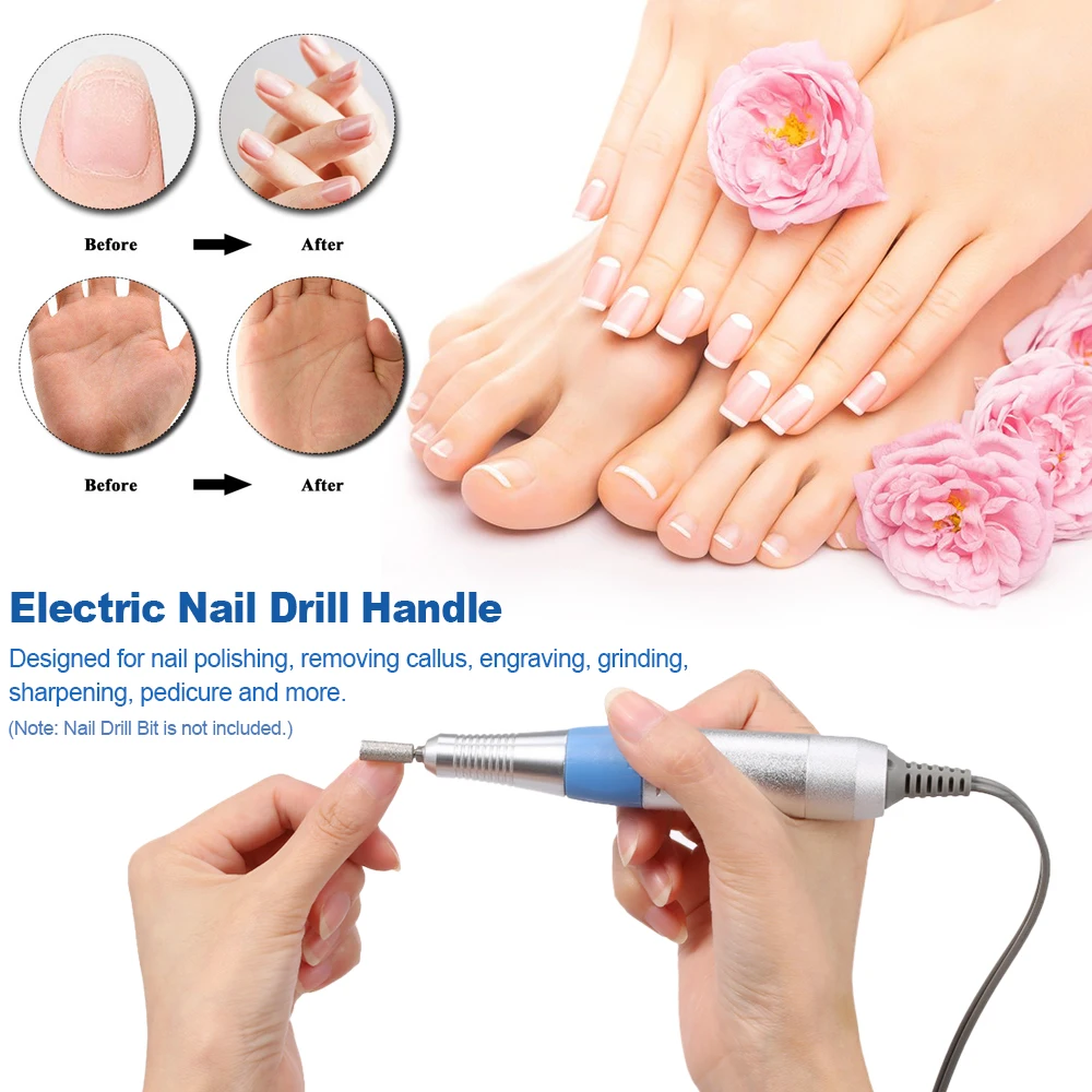 30000RPM Electric Nail Drill Pen Nail Drill Handle Handpiece for Manicure Pedicure Machine Accessory Tool accessories
30000RPM Electric Nail Drill Pen Nail Drill Handle Handpiece for Manicure Pedicure Machine Accessory Tool accessories
