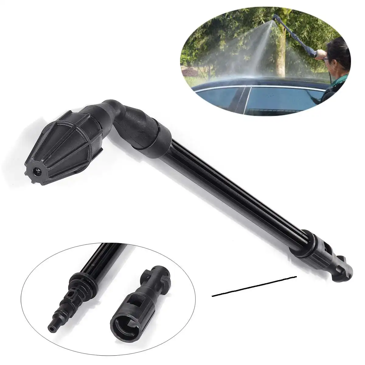 160bar High Pressure Car Washer Nozzle Rotating Water Lance For Car Bike Dirt Cleaning Tool Accessories For Karcher K2 K3 K4
160bar High Pressure Car Washer Nozzle Rotating Water Lance For Car Bike Dirt Cleaning Tool Accessories For Karcher K2 K3 K4