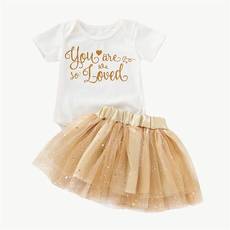 Baby Girl Clothes Newborn 2 Piece Suits Short Romper +Tutu Skirt Summer Girls Valentine's Day Clothing sets
Baby Girl Clothes Newborn 2 Piece Suits Short Romper +Tutu Skirt Summer Girls Valentine's Day Clothing sets