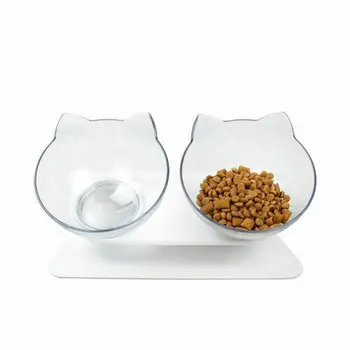 1/2pcs cat food bowl with stand white elevated cat dog water bowl detachable dish bowl tray durable pet feeding bowl
1/2pcs cat food bowl with stand white elevated cat dog water bowl detachable dish bowl tray durable pet feeding bowl