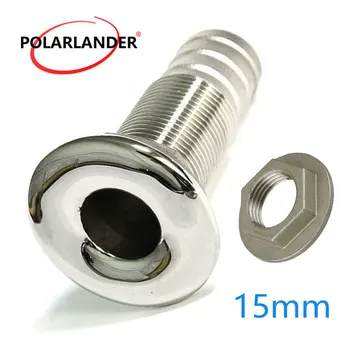 Silver Stainless Steel Drain Joint Fitting For Boat Yacht Connector Hose Barb 3/8" Drain Pipe Tube 316 Thru Hull 1.5cm Marine
Silver Stainless Steel Drain Joint Fitting For Boat Yacht Connector Hose Barb 3/8" Drain Pipe Tube 316 Thru Hull 1.5cm Marine