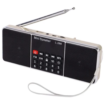 Mini Portable Rechargeable Stereo L-288 FM Radio Speaker LCD Screen Support TF Card USB Disk MP3 Music Player Loudspeaker
Mini Portable Rechargeable Stereo L-288 FM Radio Speaker LCD Screen Support TF Card USB Disk MP3 Music Player Loudspeaker