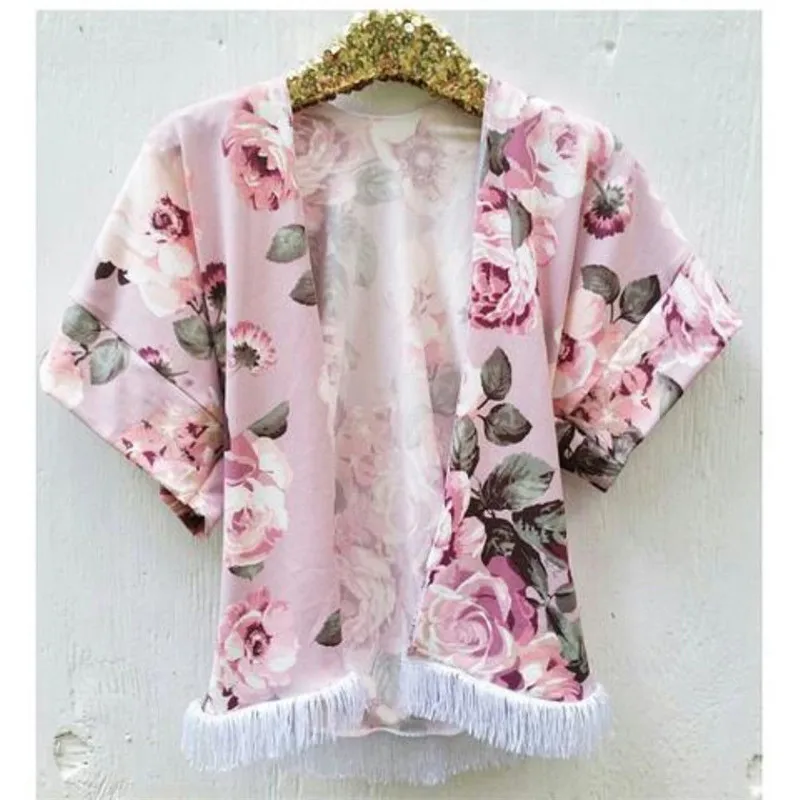 1-5Y Pretty Kids Baby Girls Kimono Jacket Cardigan Floral Tassels Outwear Loose Sleeveless Tops Girl Summer Boho Beach Cover Up
1-5Y Pretty Kids Baby Girls Kimono Jacket Cardigan Floral Tassels Outwear Loose Sleeveless Tops Girl Summer Boho Beach Cover Up