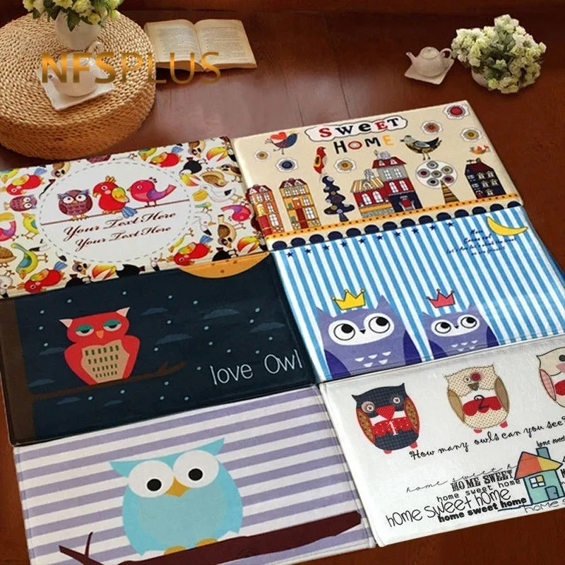 Cartoon Owls Printed Bathroom Anti-Slip Floor Mat Kitchen Area Rug Bedroom Carpet Living Room Doormat Front Door Mat Home Decor
Cartoon Owls Printed Bathroom Anti-Slip Floor Mat Kitchen Area Rug Bedroom Carpet Living Room Doormat Front Door Mat Home Decor