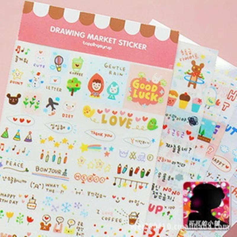 6 PCS/lot Kawaii DIY Decoration Hand Account Stickers Scrapbooking Cartoon Transparent Sticker School Stationary Supplies 06403
6 PCS/lot Kawaii DIY Decoration Hand Account Stickers Scrapbooking Cartoon Transparent Sticker School Stationary Supplies 06403