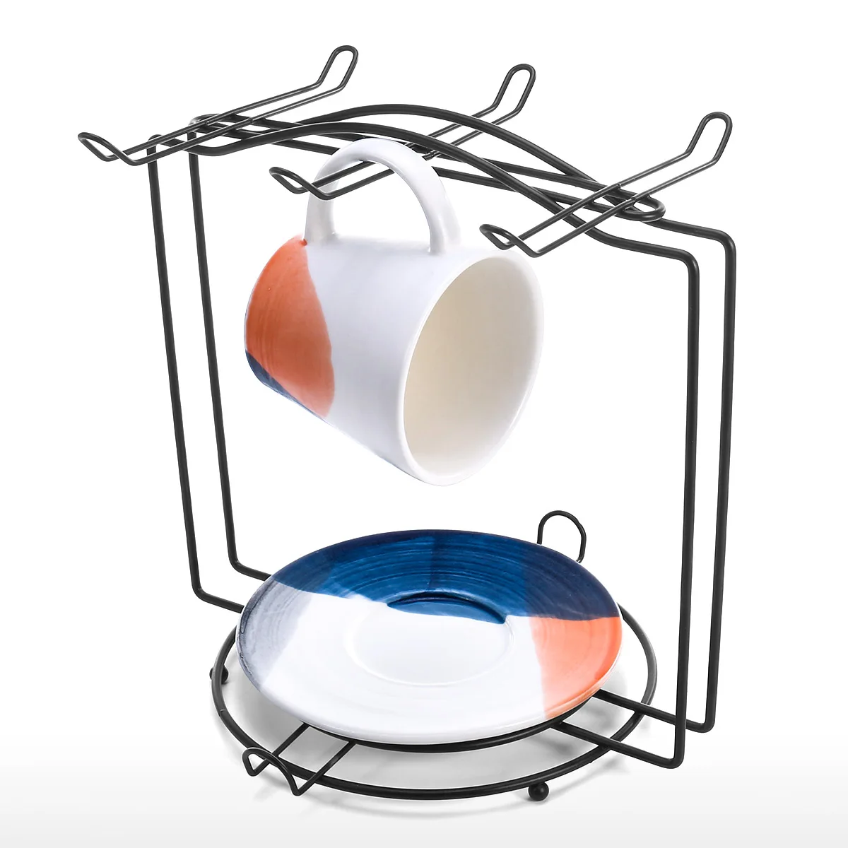 2 Coffee Cup Set tea set with Mug Stand Microwave Safe Coffee Or Espresso Cup Coffee Cup Hanger Storage Organizer dish rack
2 Coffee Cup Set tea set with Mug Stand Microwave Safe Coffee Or Espresso Cup Coffee Cup Hanger Storage Organizer dish rack