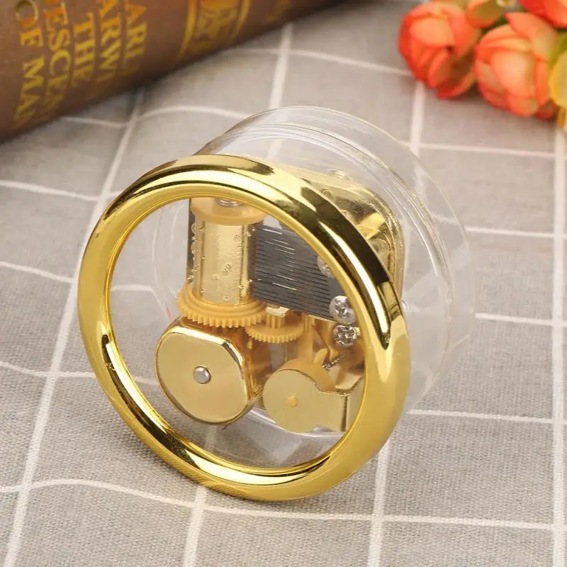 New Acrylic Round Shaped Music Box Transparent Wind-up Music Boxes High Quality Clockwork Musical Toy For Kids Gift
New Acrylic Round Shaped Music Box Transparent Wind-up Music Boxes High Quality Clockwork Musical Toy For Kids Gift