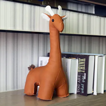 Leather Giraffe Bookend Animal Gift Home Decoration Cute Animal Toy Door Stopper for Bedroom Bathroom and Other Doors
Leather Giraffe Bookend Animal Gift Home Decoration Cute Animal Toy Door Stopper for Bedroom Bathroom and Other Doors