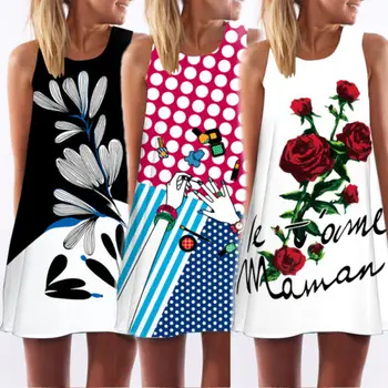 2019 Women Summer Sleeveless Evening Party Club Wear Sexy Short Mini Dress Casual Sweet Dress
2019 Women Summer Sleeveless Evening Party Club Wear Sexy Short Mini Dress Casual Sweet Dress