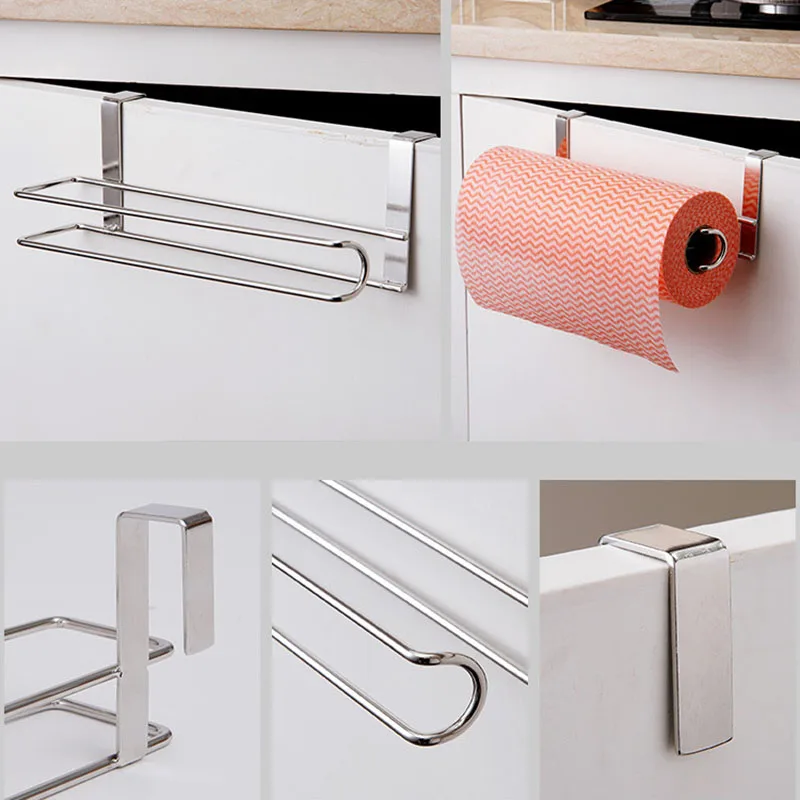 Kitchen Paper Holder Hanger Tissue Roll Towel Rack Bathroom Toilet Sink Door Hanging Organizer Storage Hook Holder
Kitchen Paper Holder Hanger Tissue Roll Towel Rack Bathroom Toilet Sink Door Hanging Organizer Storage Hook Holder